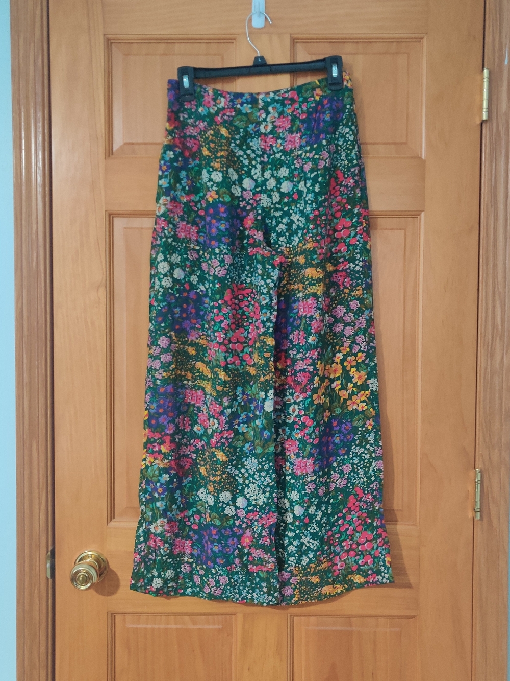 Maeve Anthropologie Floral Cabo Pleated Wide Pants Size 0 - Picture 3 of 10